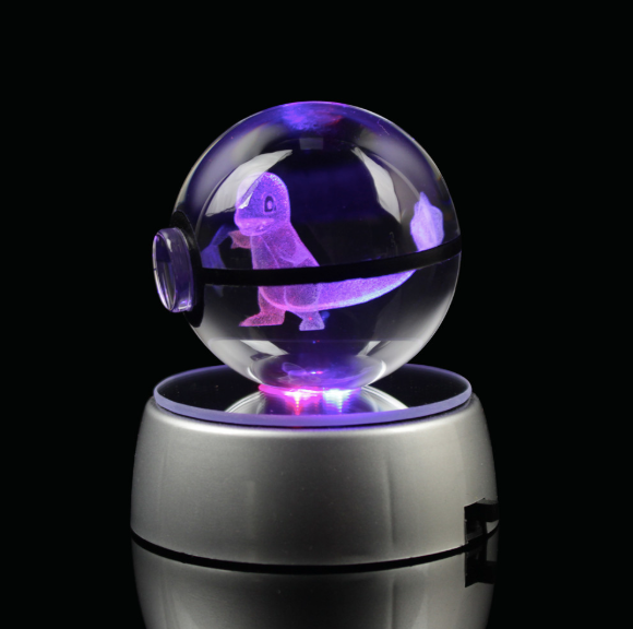 Pokemon Glass Crystal Pokeball