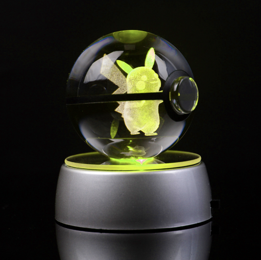 Pokemon Glass Crystal Pokeball